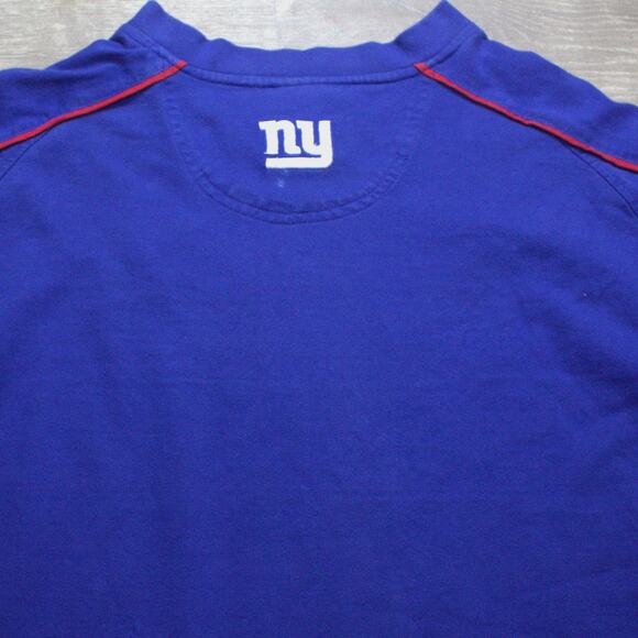 Y2K 06' NFL New York Giants Embroidered V-Neck Shirt Men's XL Rare - Picture 6 of 6